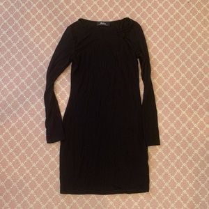 Lulu's Black Long Sleeve Dress